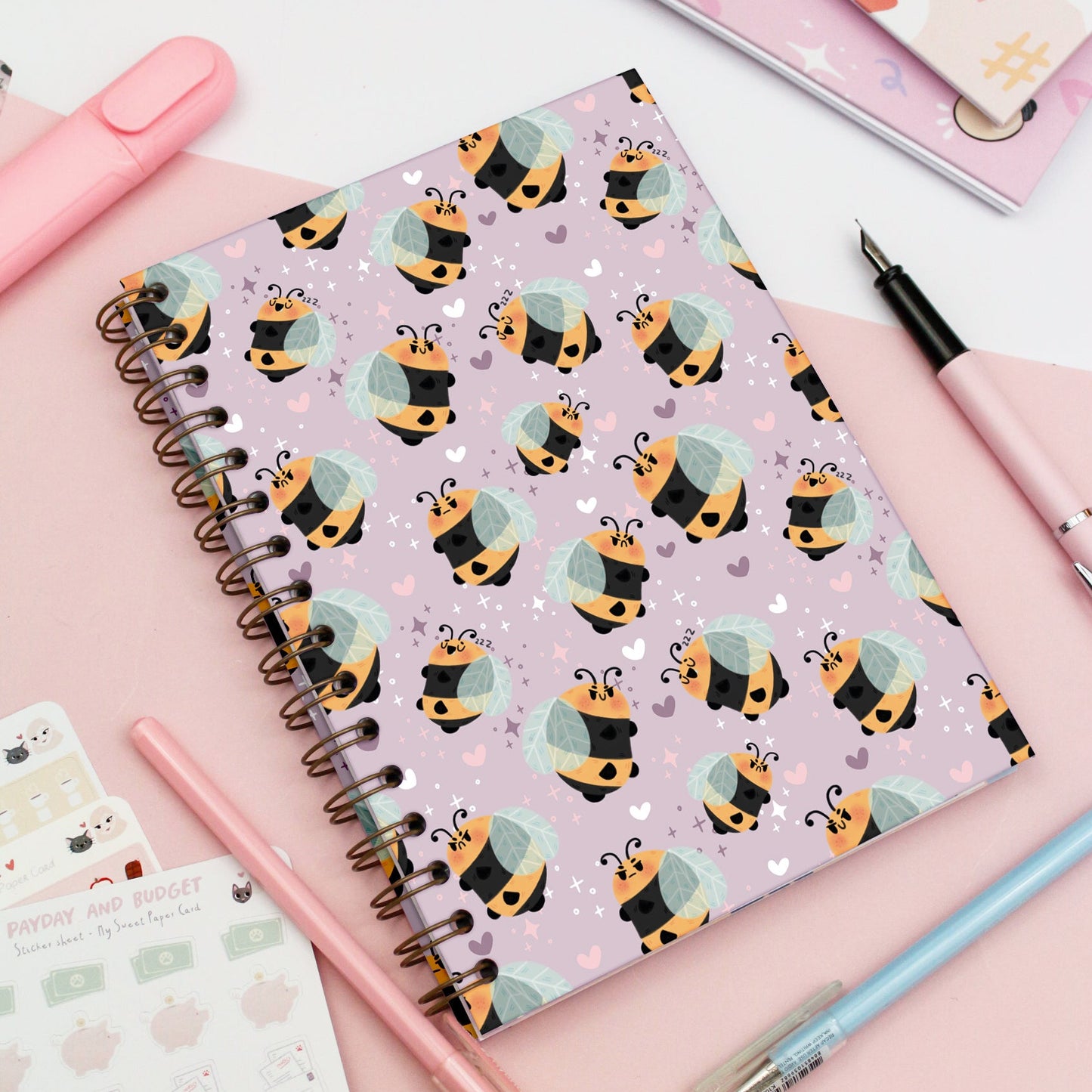 kawaii purple bullet journal