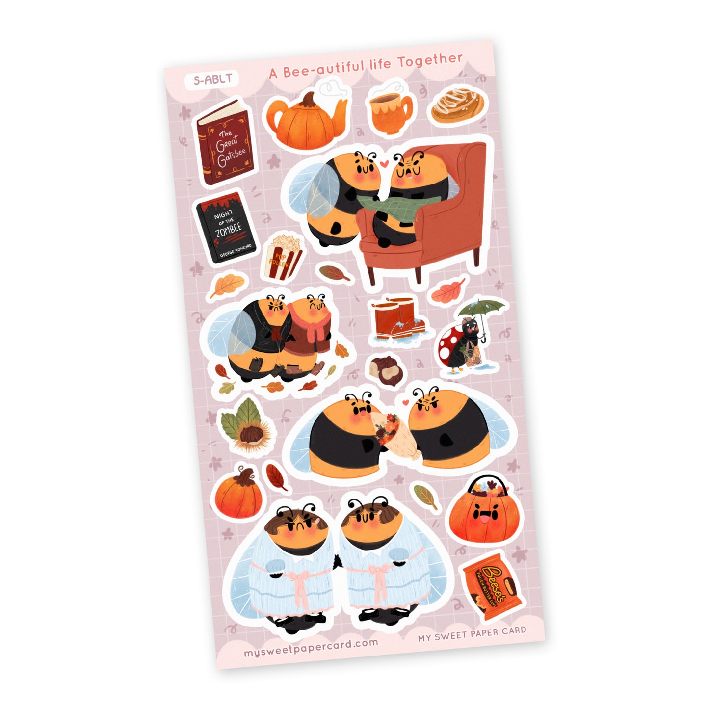 Bee-autiful Life Together - Grumbee Stickers sheet