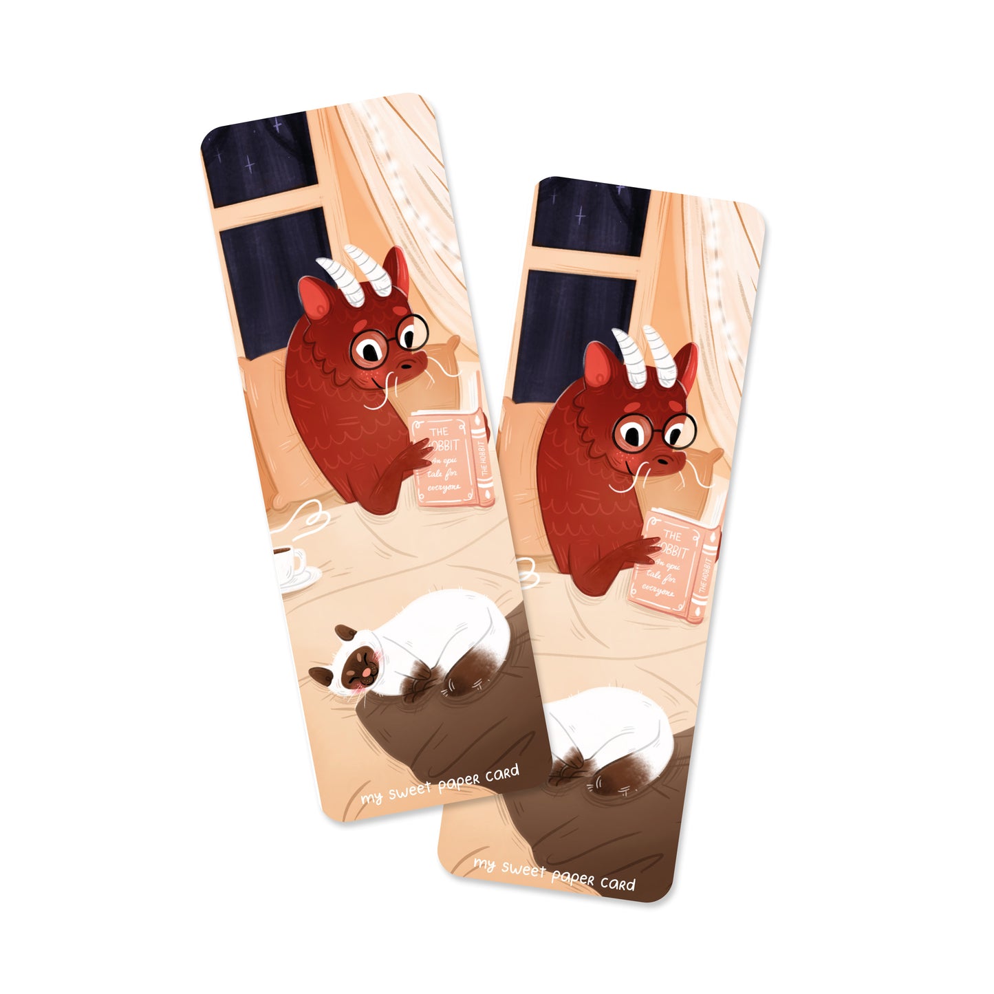 Cosy Dragon - Bookmark
