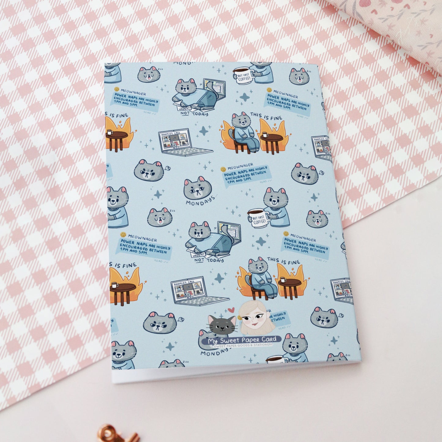 Corporate Cat - Soft cover notebook