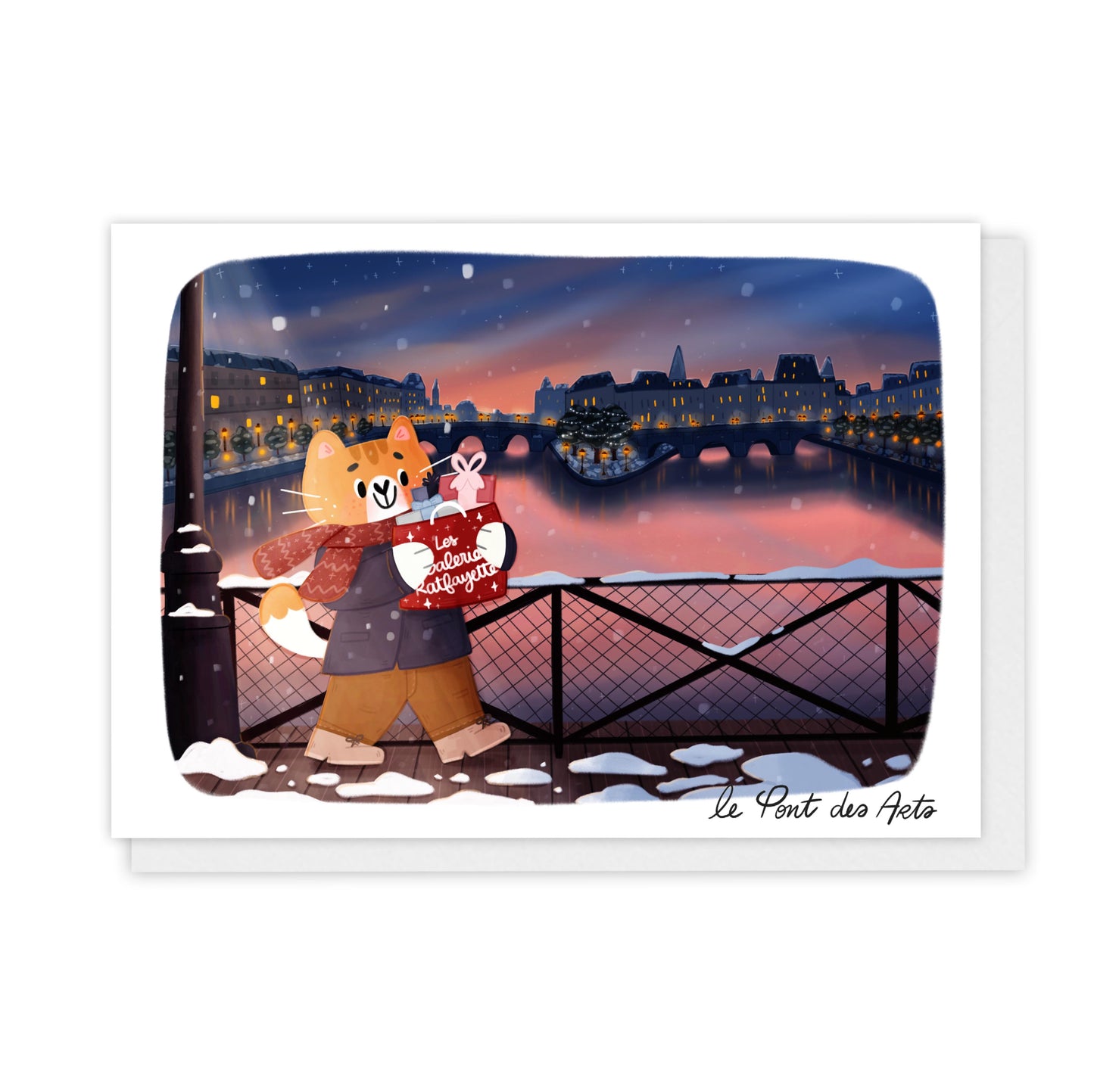 Le Pont des Arts - Postcard from Paris