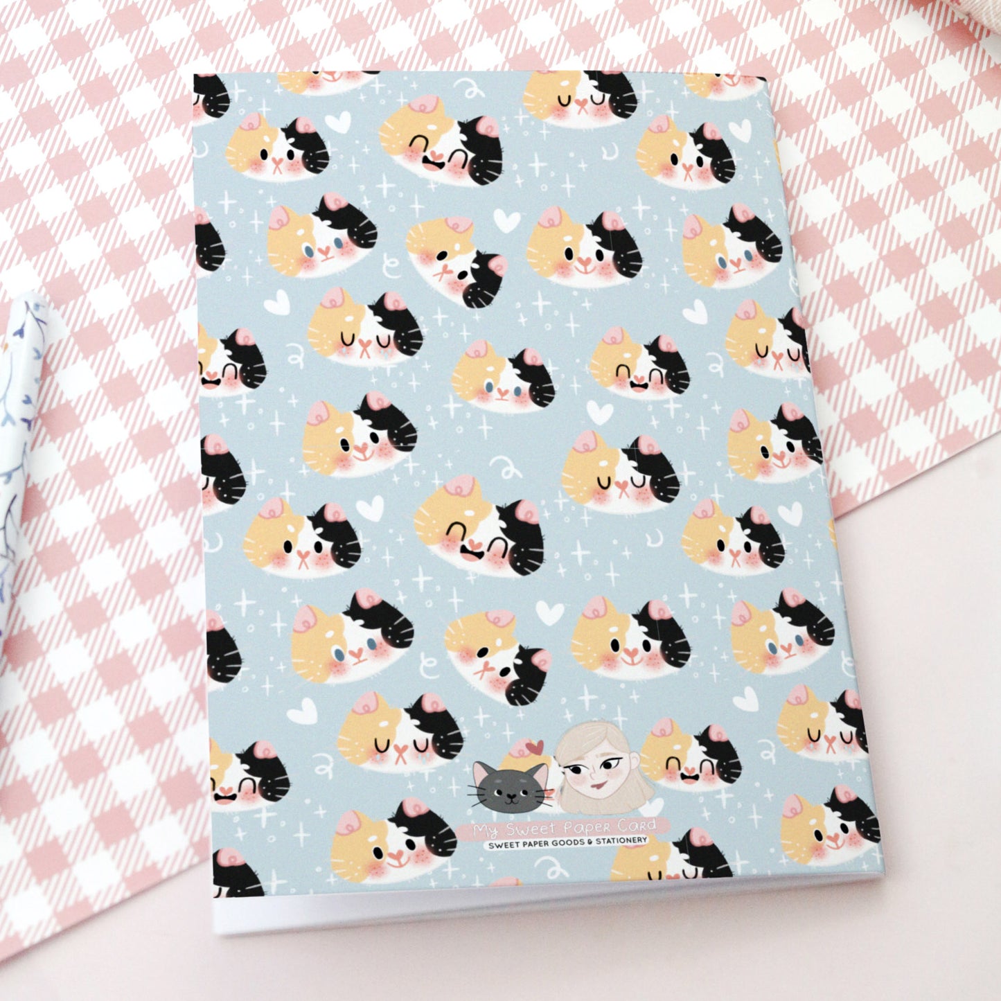 Calico Cat Moods - Soft cover notebook