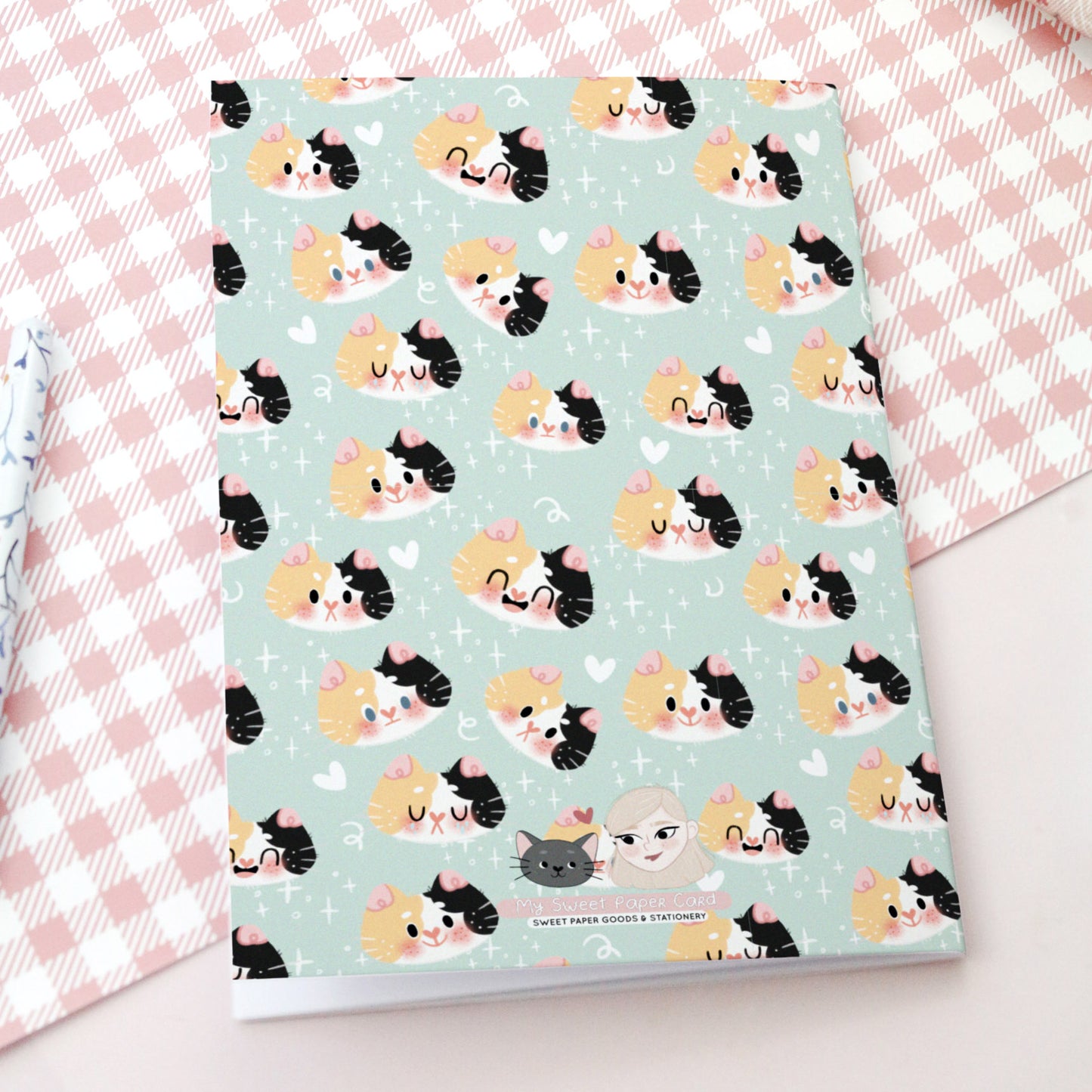 Calico Cat Moods - Soft cover notebook