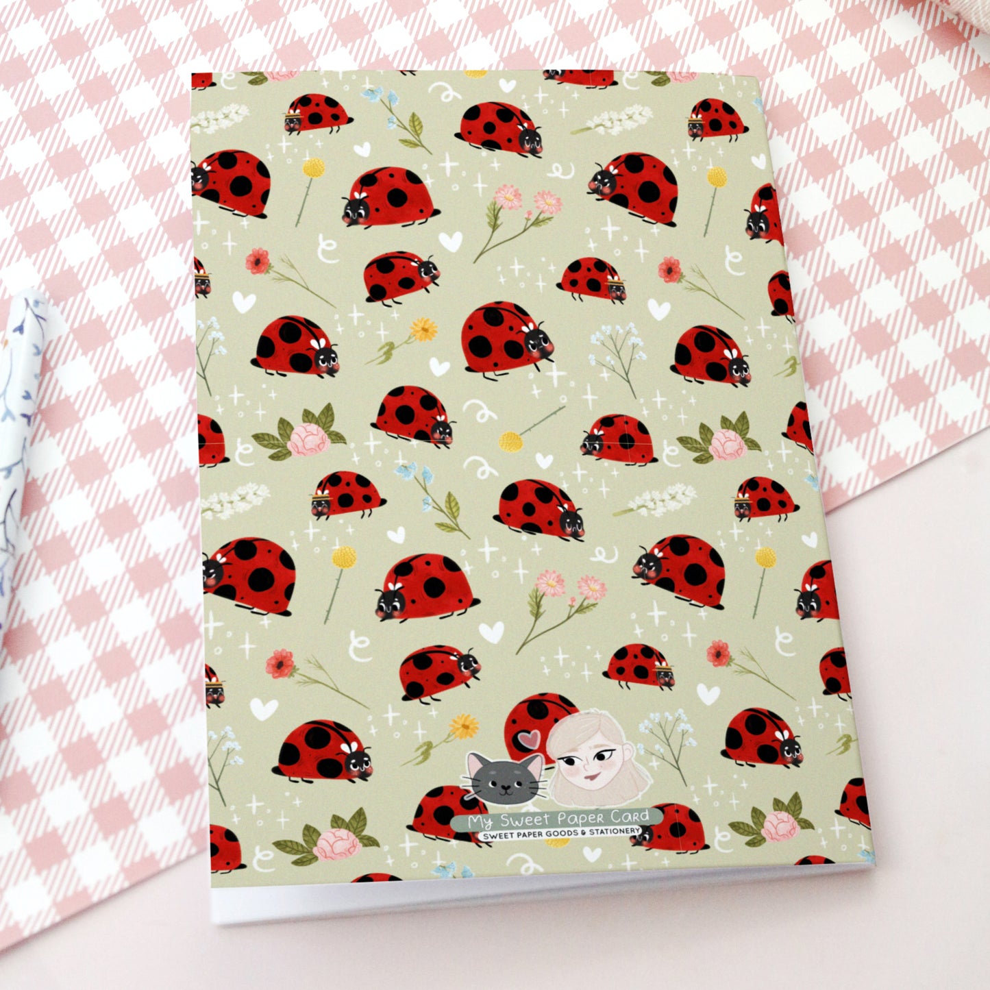 Carnet Coccinelles de Printemps - Carnet souple