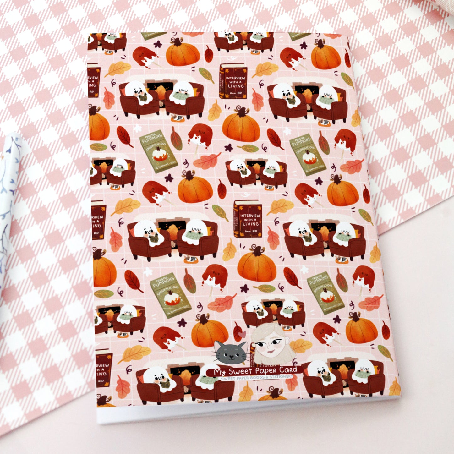 Ghosties Reading Notebook - Soft cover notebook