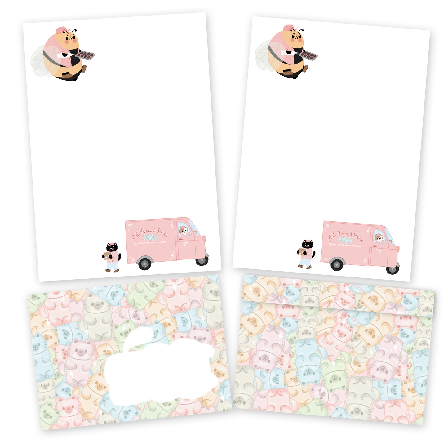 Oggy's Club - Candy Factory - Pen Pal Kit