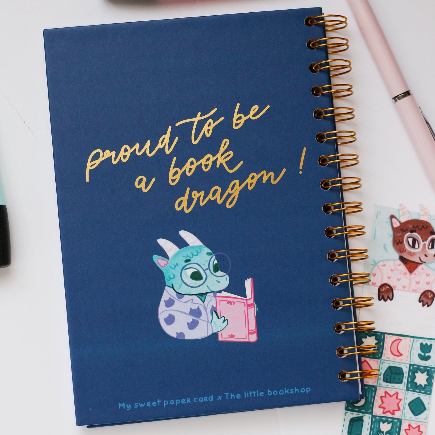 Dragon Reading journal - Spiral notebook to write your book reviews