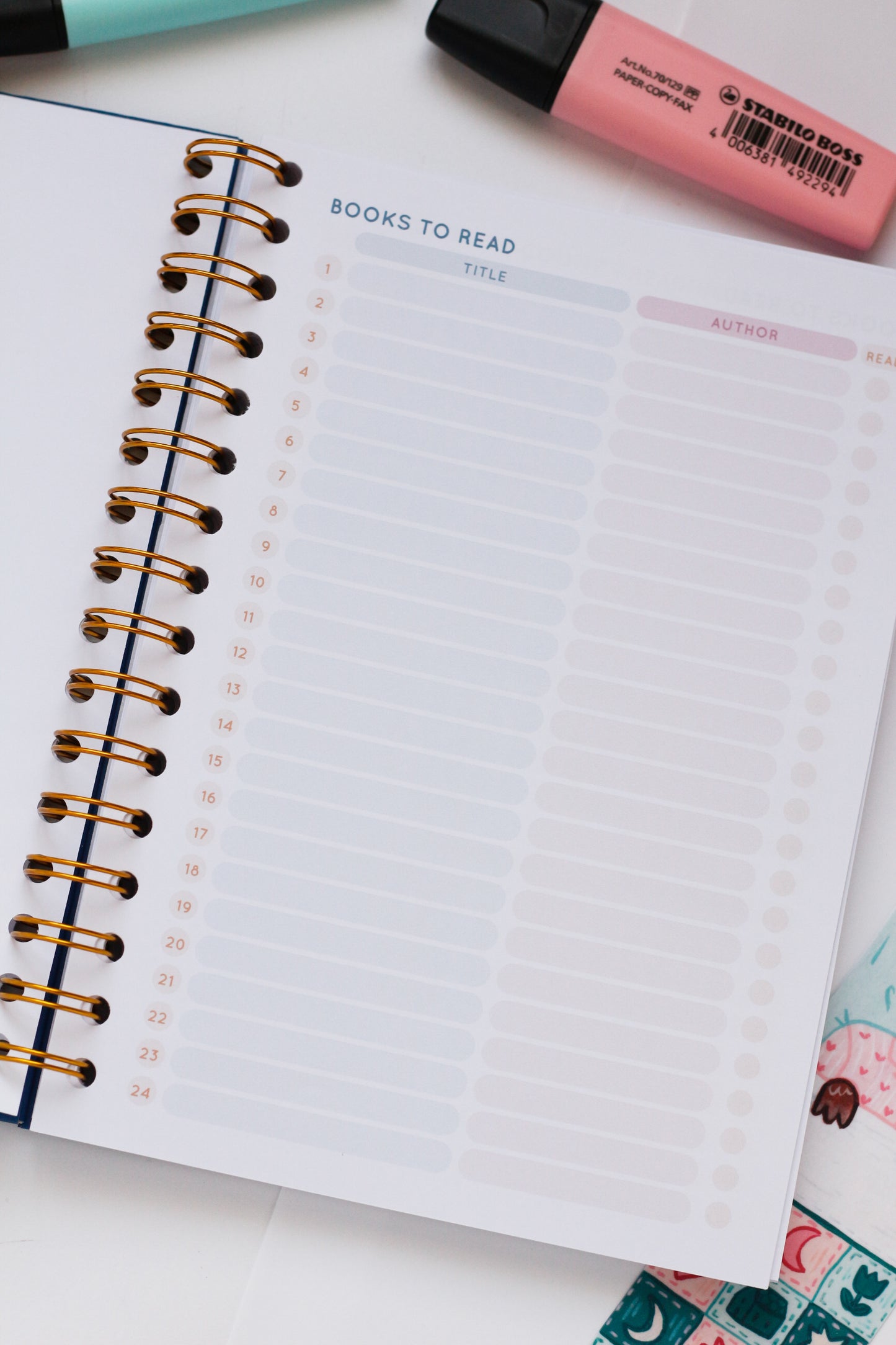 Dragon Reading journal - Spiral notebook to write your book reviews