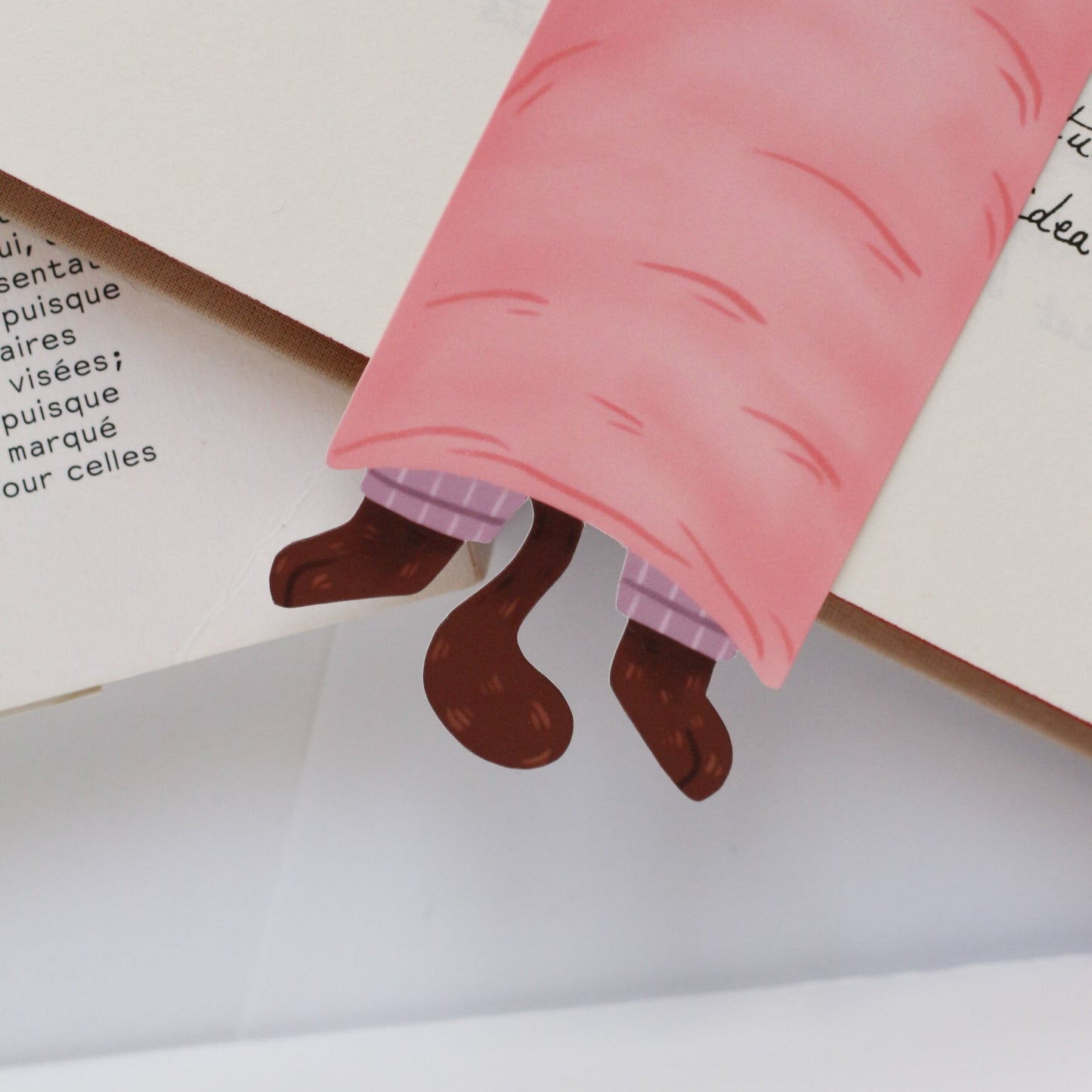 Cosy Cat in bed Bookmark
