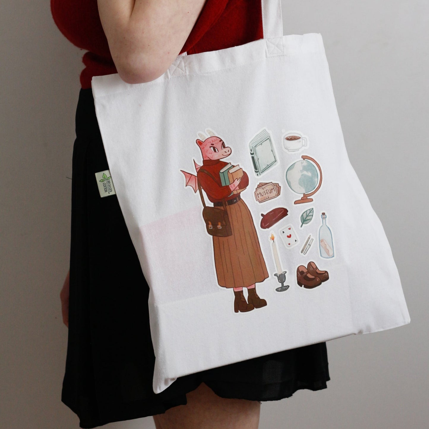 Dragon Dark Academia - Tote bag