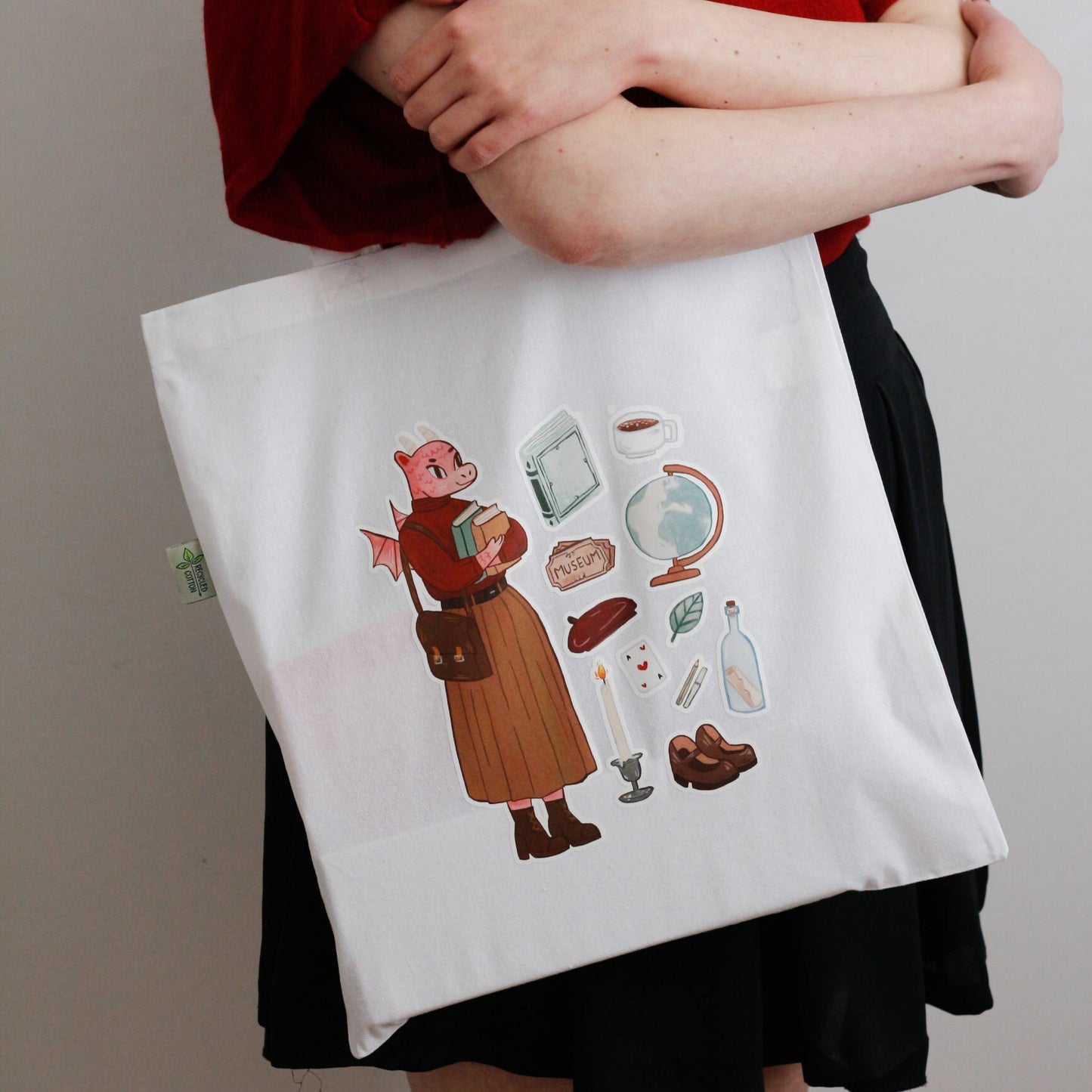 Dragon Dark Academia - Tote bag