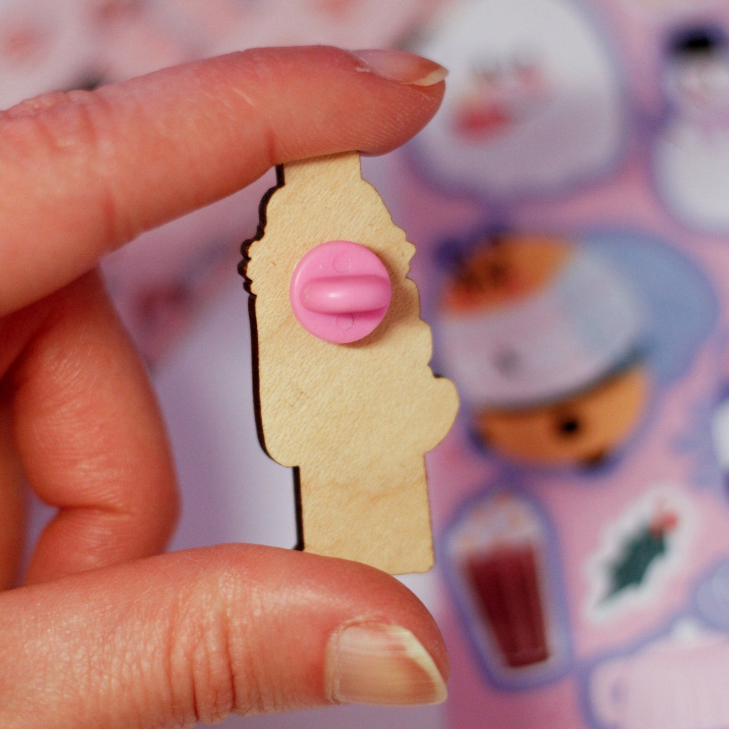 Cat nutcracker Wooden Pin's - Cat lovers Christmas gift