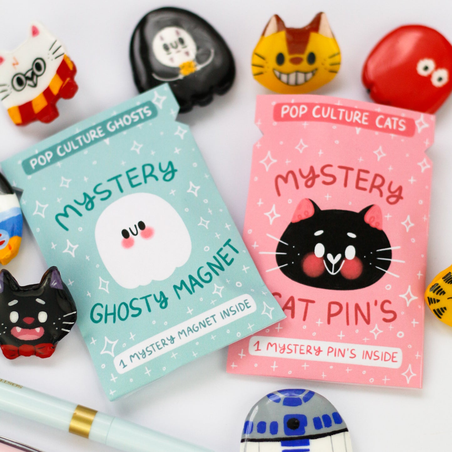 Cat Mystery Pin's - Pop Culture Cats - Surprise bag