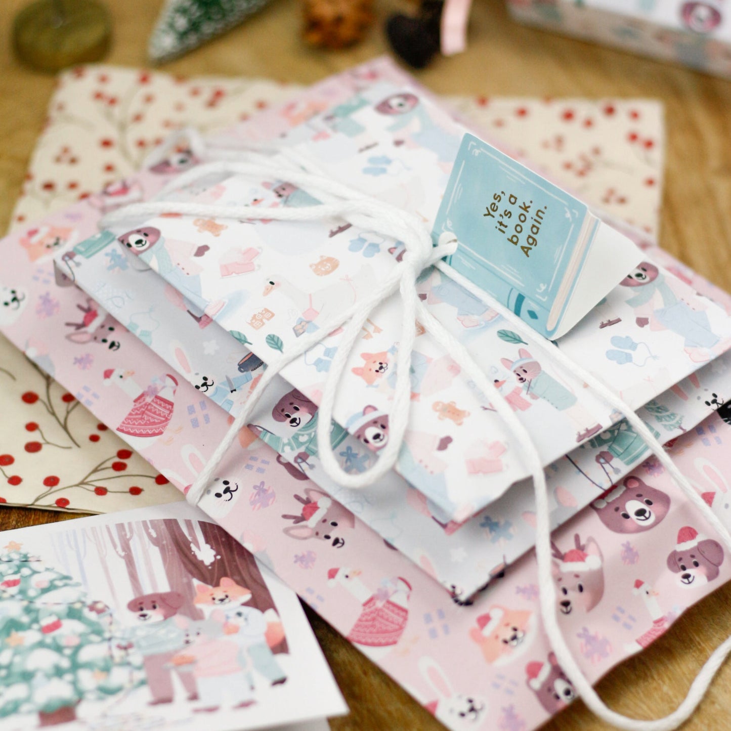 Pochettes cadeaux Woodland Wishes - Emballage cadeaux de Noël