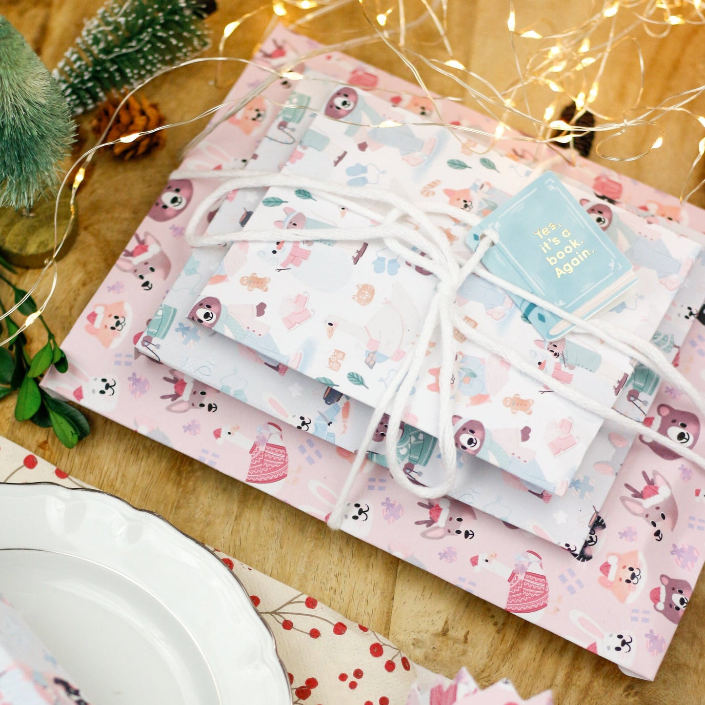 Pochettes cadeaux Woodland Wishes - Emballage cadeaux de Noël