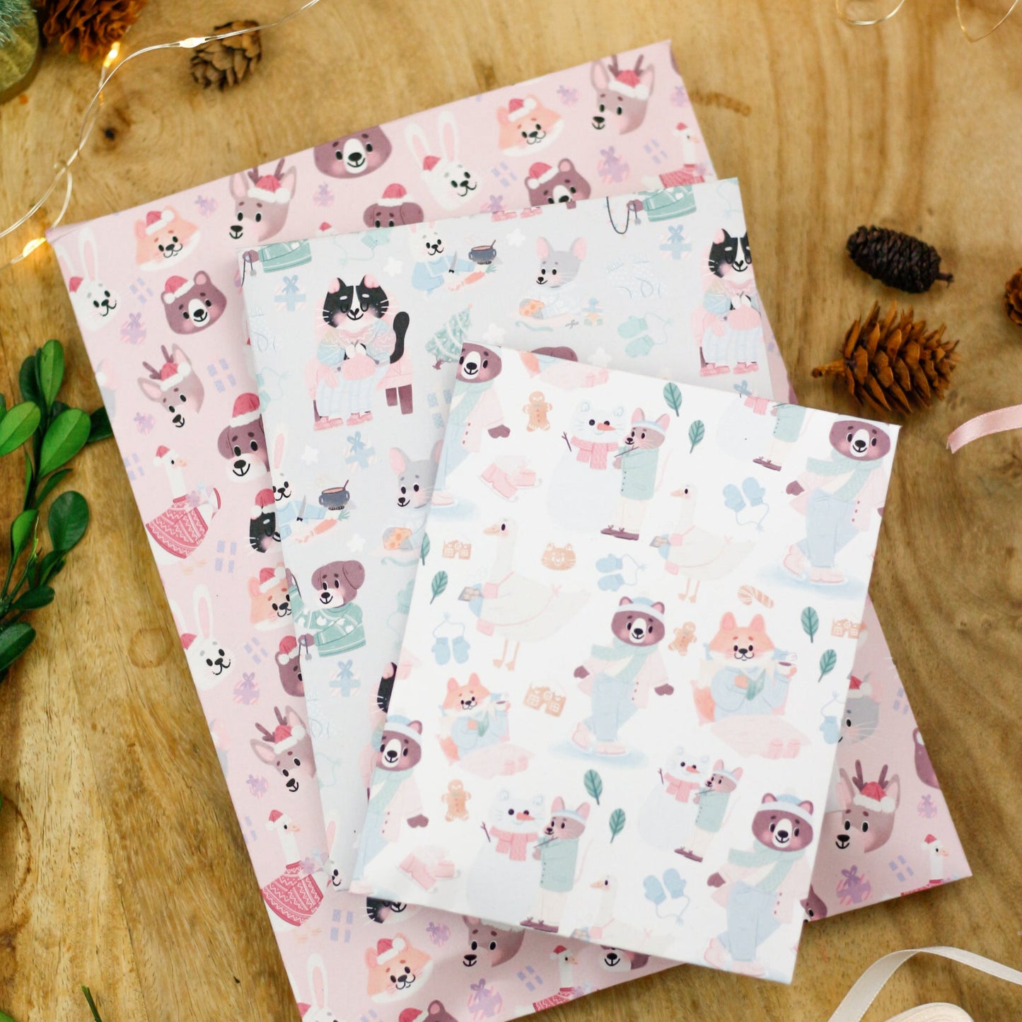 Pochettes cadeaux Woodland Wishes - Emballage cadeaux de Noël