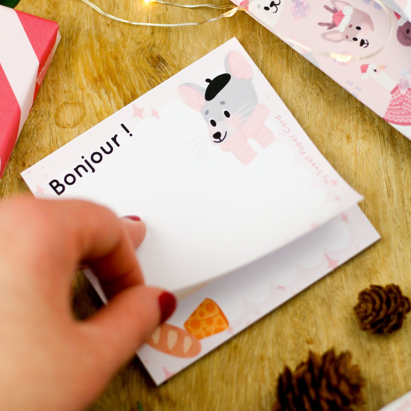 cute mouse notepad
