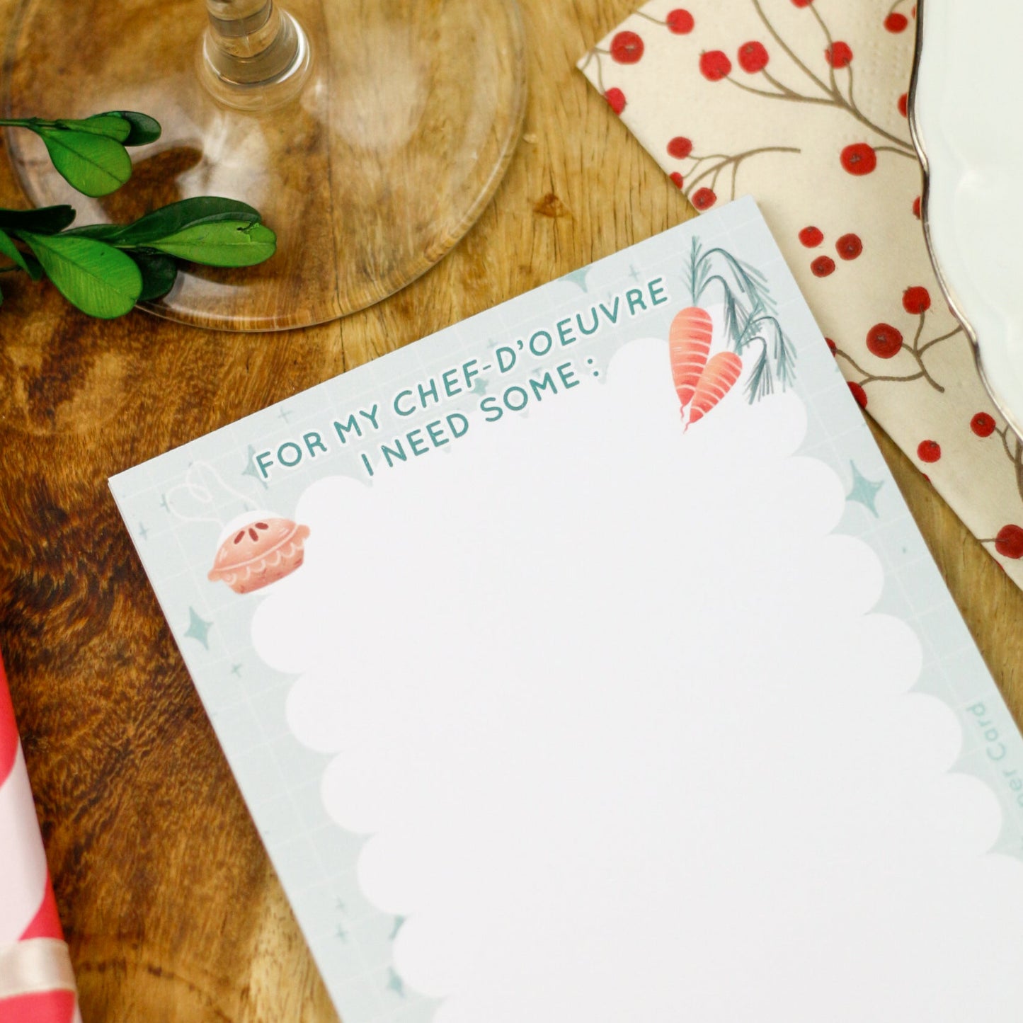 funny groceries list notepad for fridge