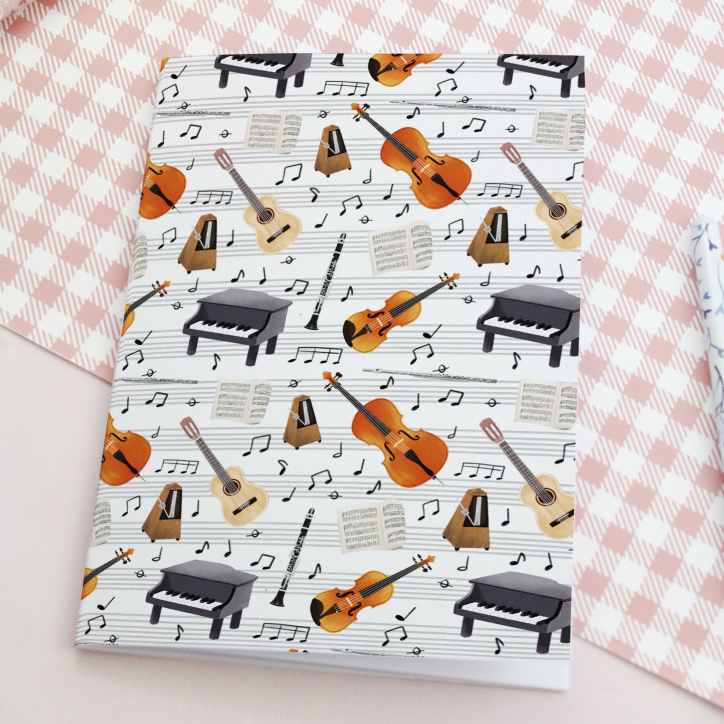 Carnet souple Cours de musique - Cadeau papeterie pour les mélomanes