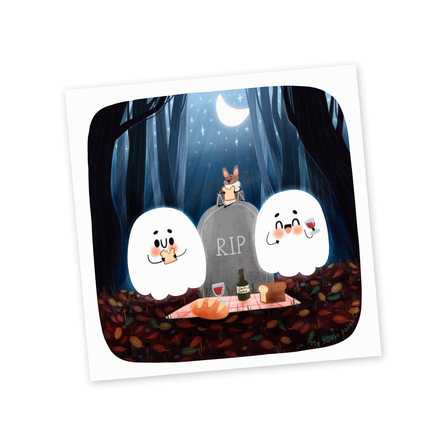 Dejeuner au Clair de Lune - Halloween Art Print