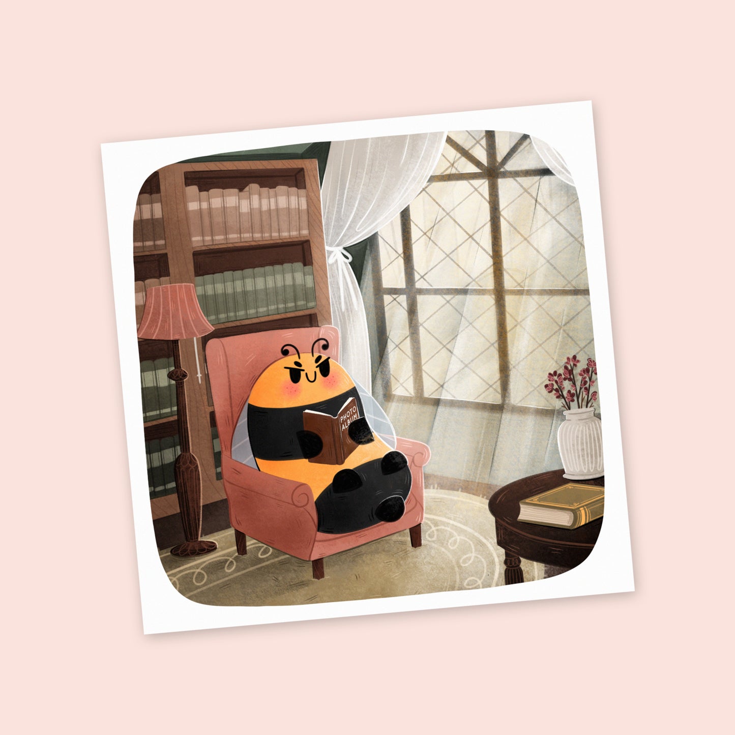 Grumbee's souvenirs - Square Art Print