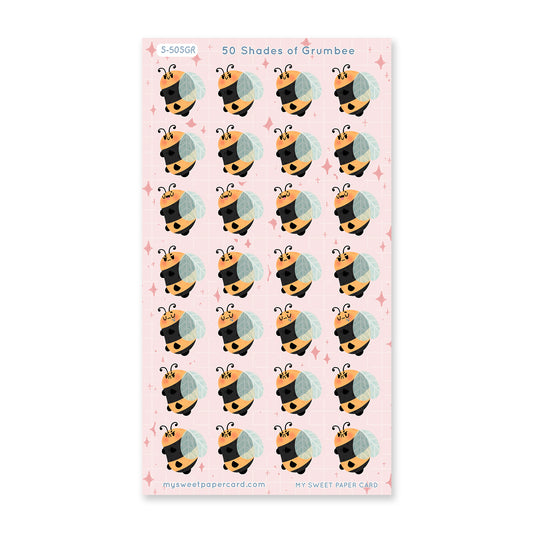 kawaii planner stickers mood tracker bee