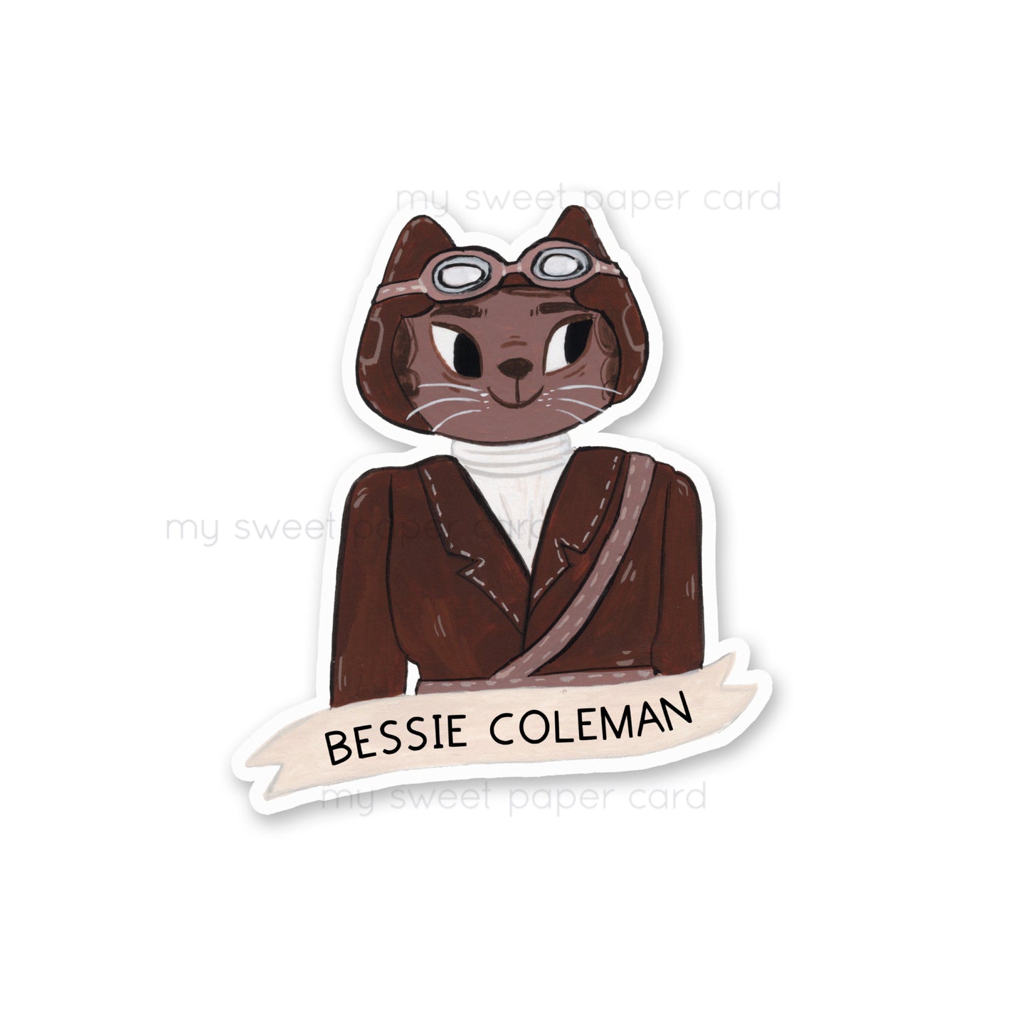 Bessie Coleman - Stickers Vinyl