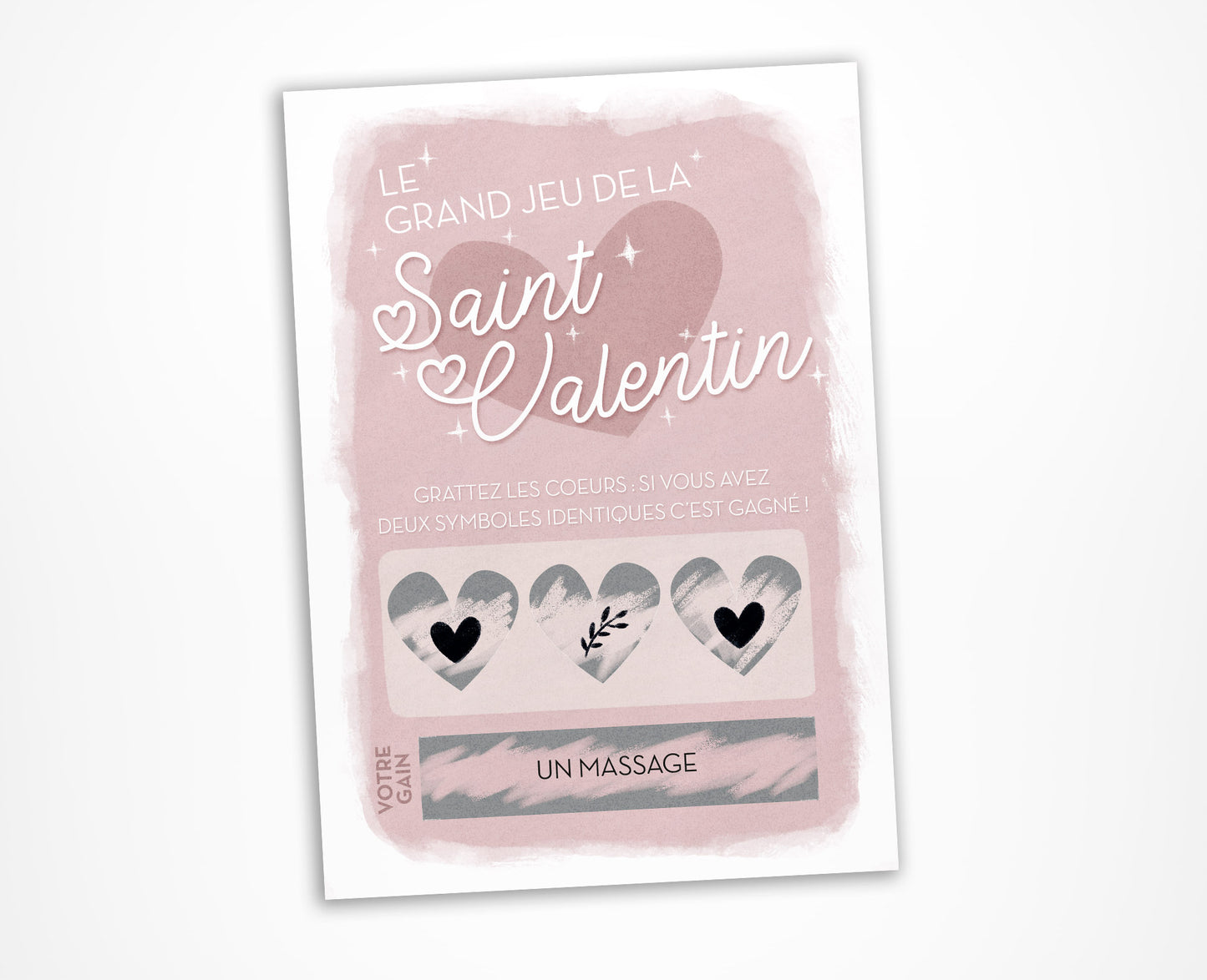 carte a gratter saint valentin pour un massage