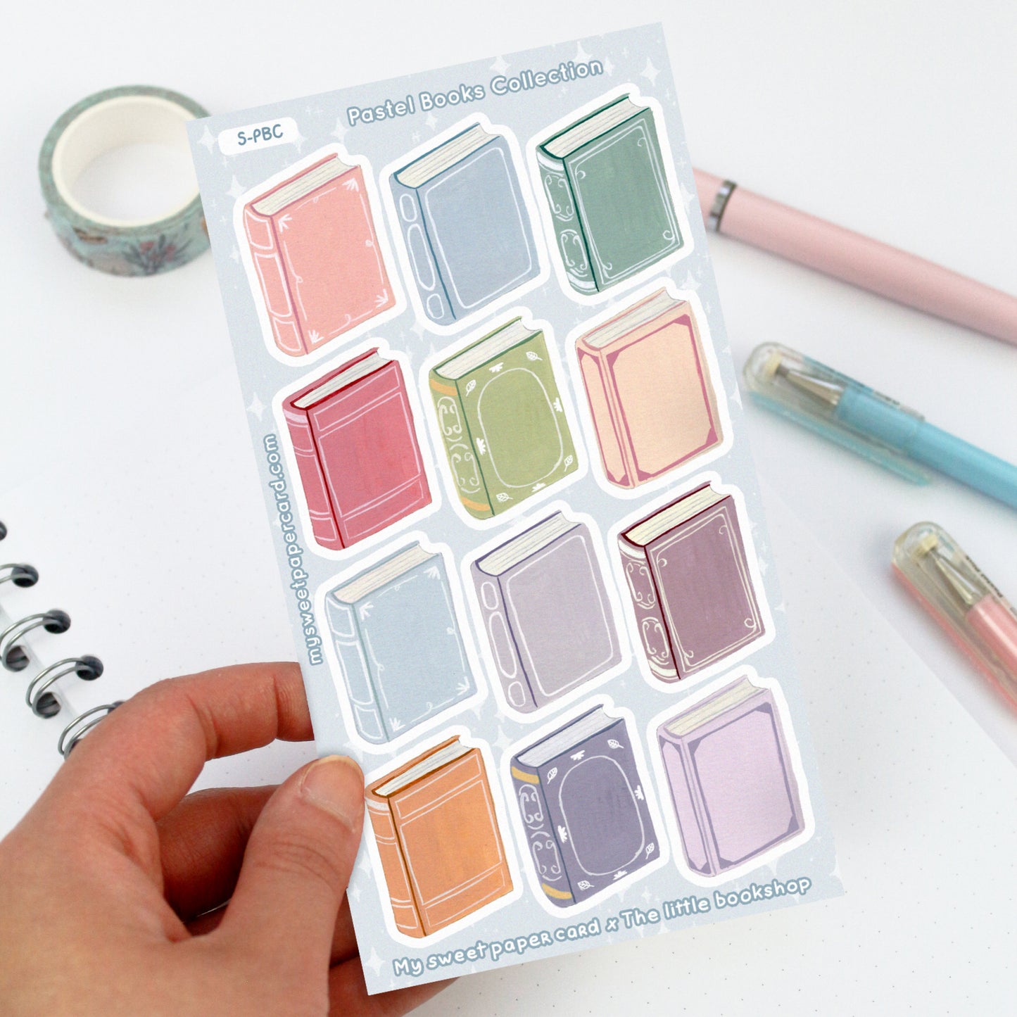 Pastel book collection - Stickers Sheet