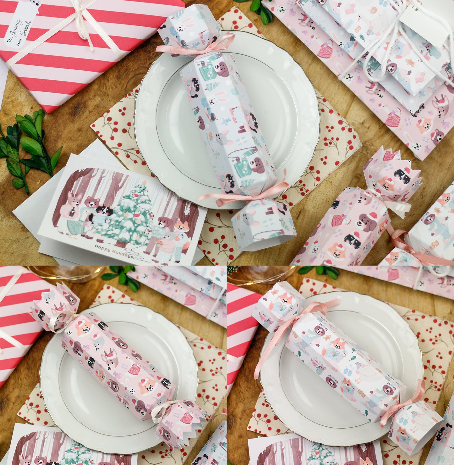 "Crackers" Wrappers for filling - Woodland wishes