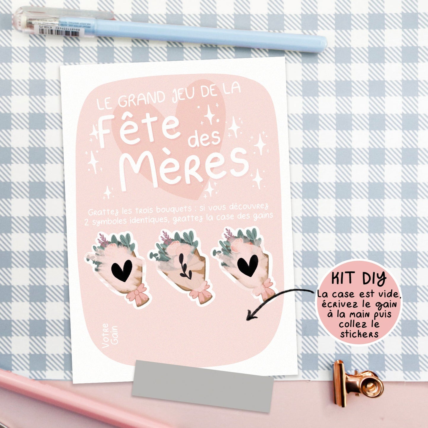 carte a gratter grand jeu de la fete des meres