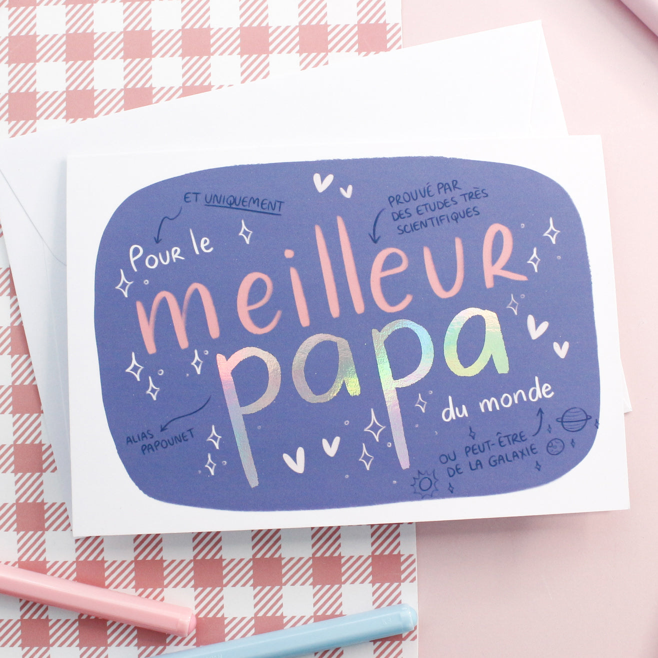 carte fete des peres pour le meilleur papa