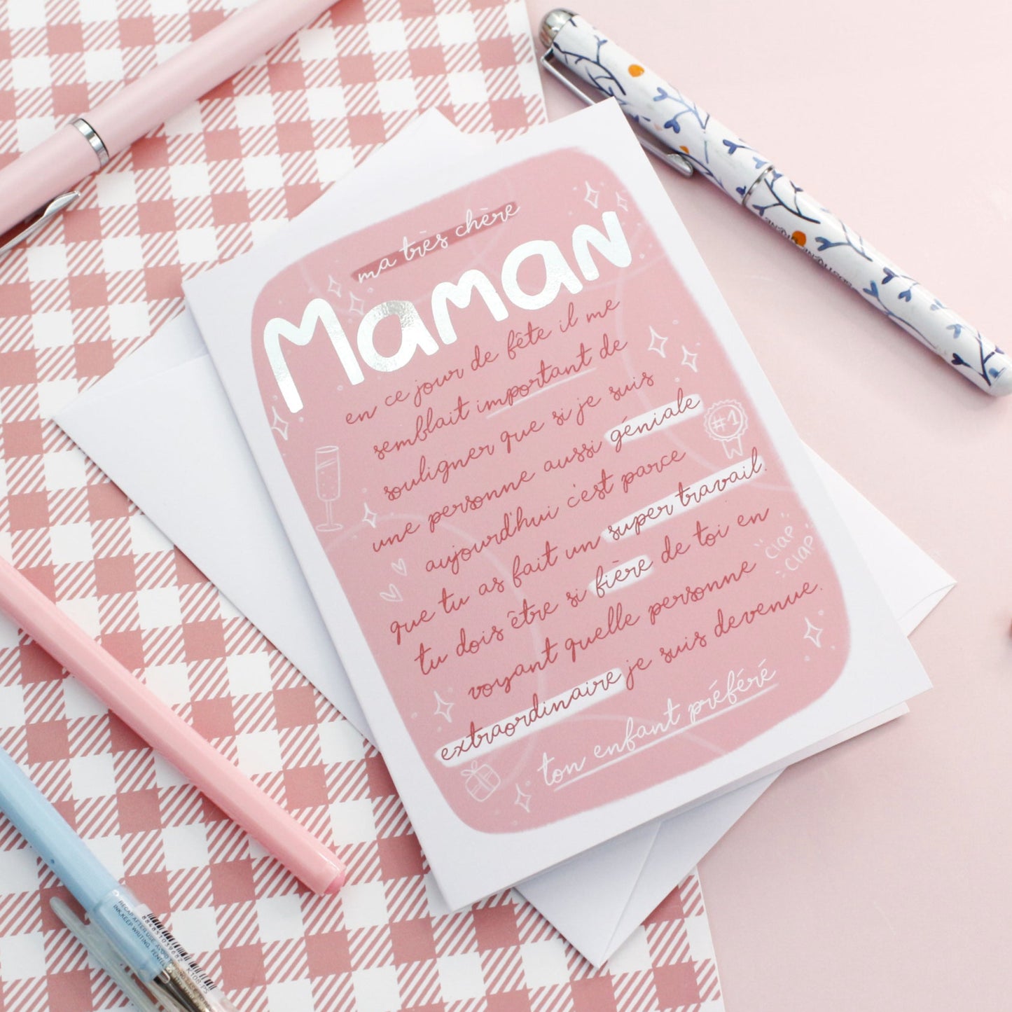 carte fete des meres pour une super maman