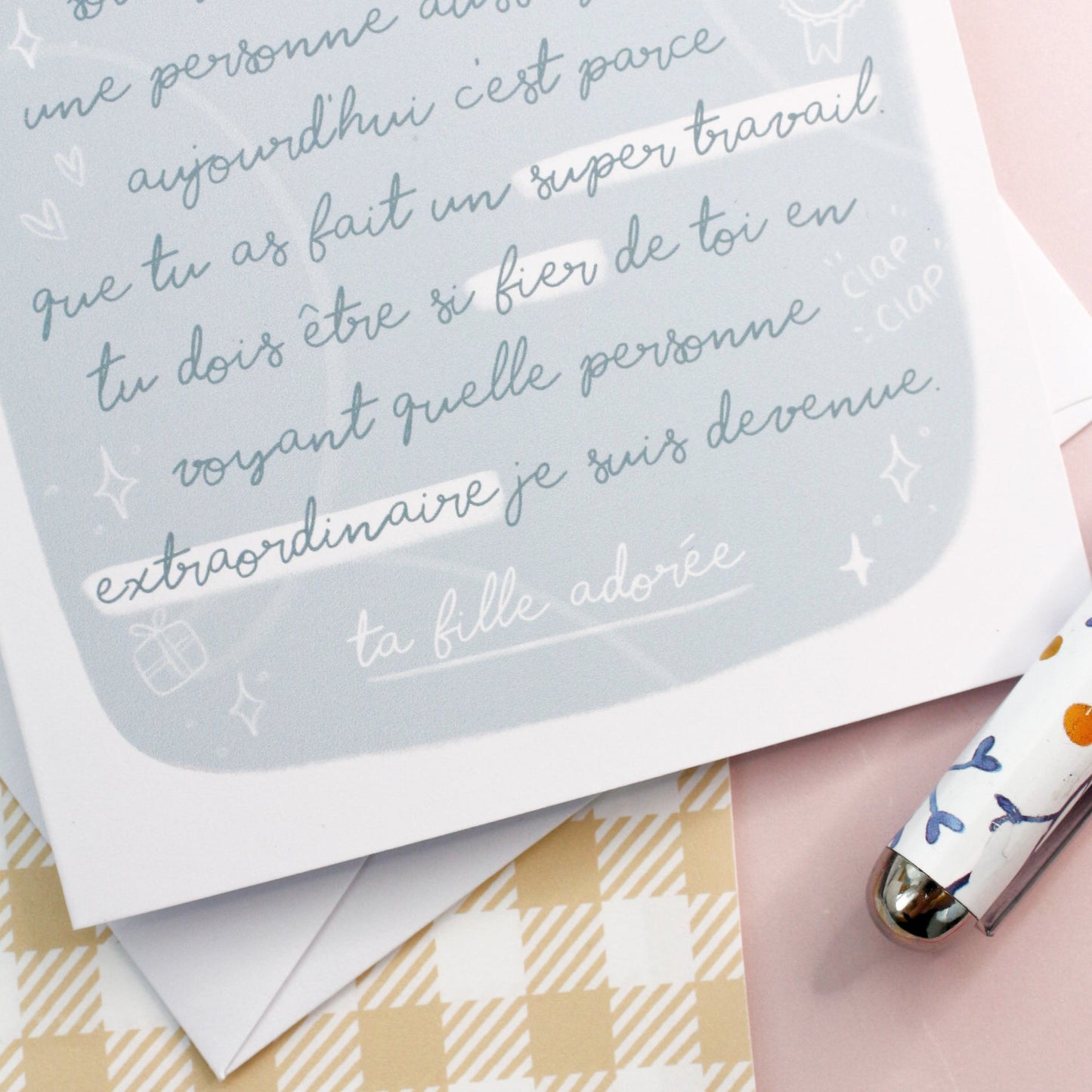 carte fete des peres de ta fille adorée