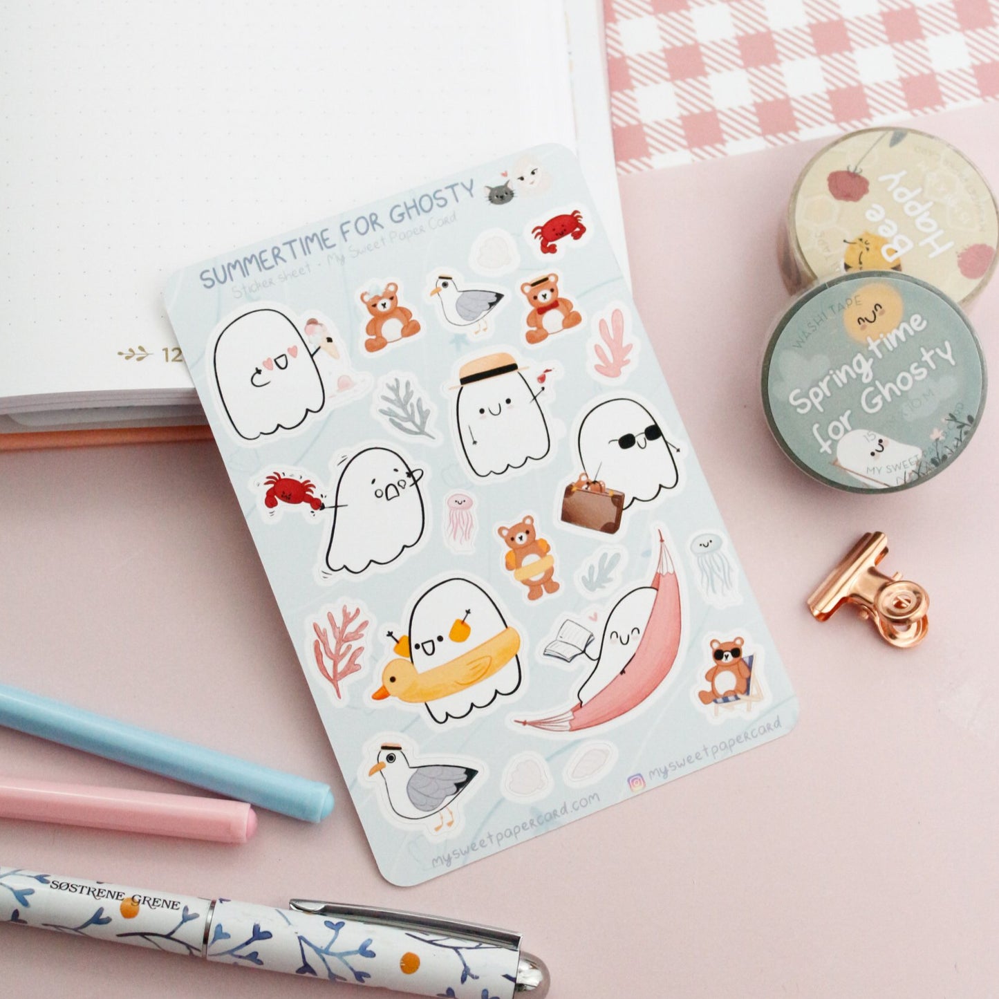 summer planner stickers