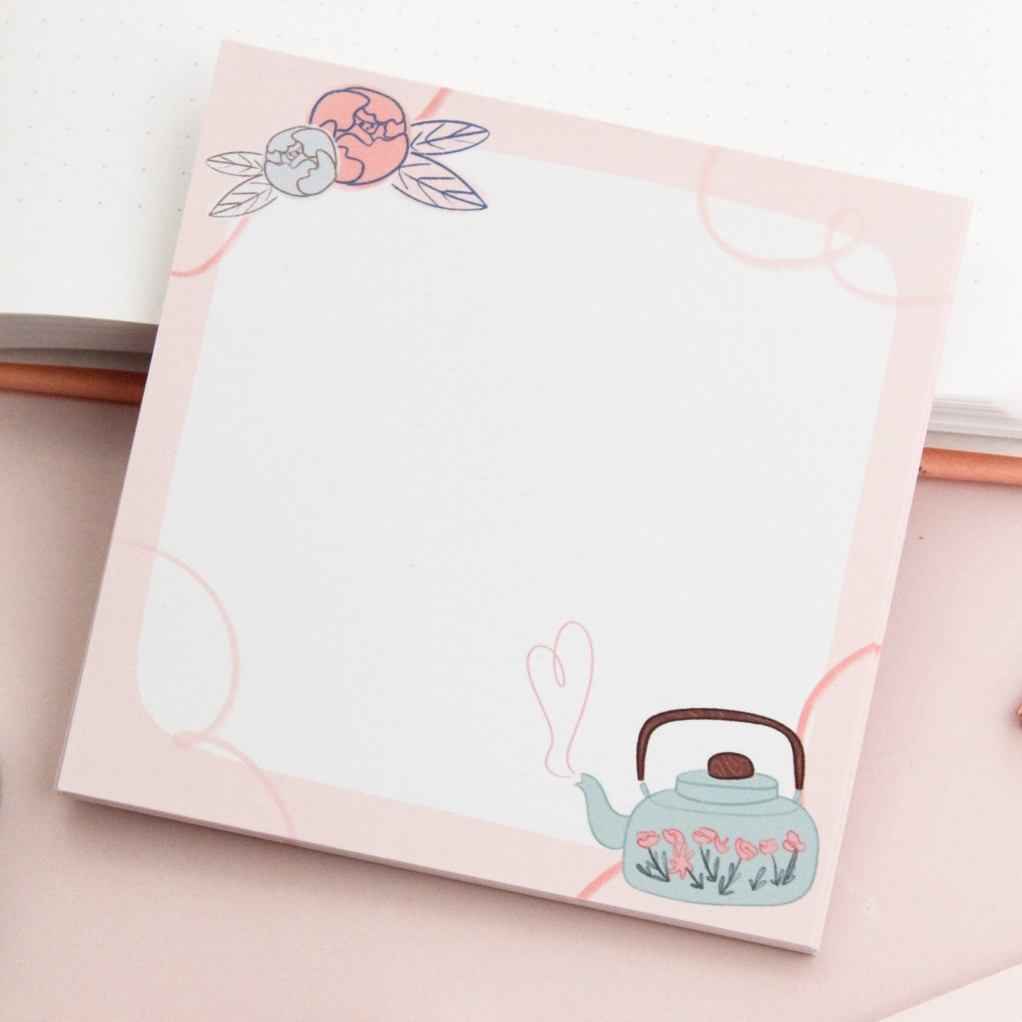 cute memo notes for tea lovers