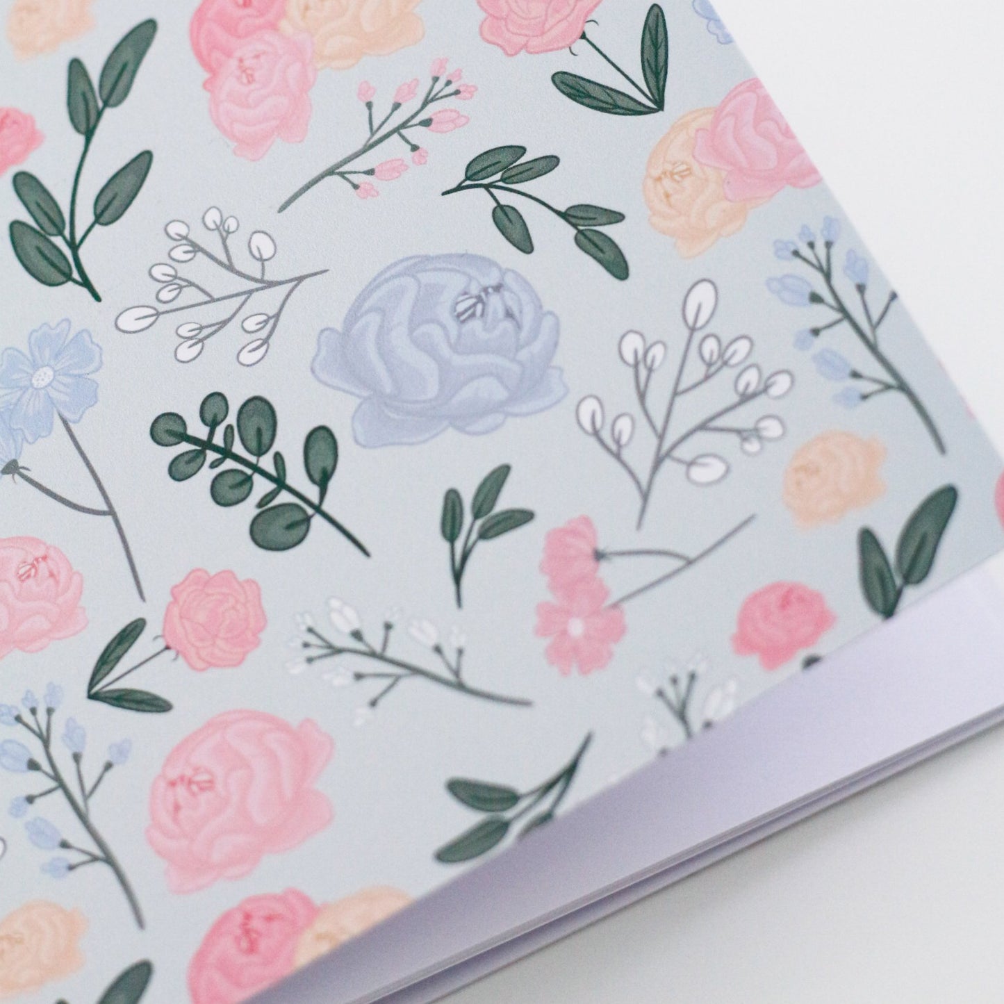 Carnet à fleurs pastel - Carnets mignons