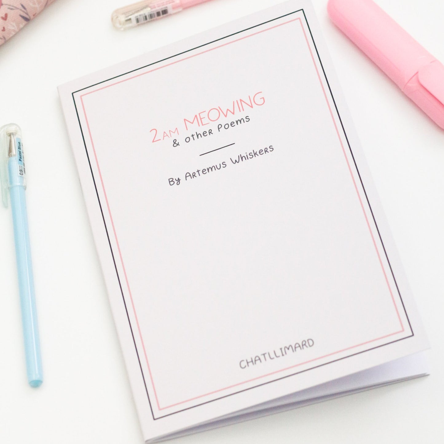 2am Meowing Notebook - Cute notebooks