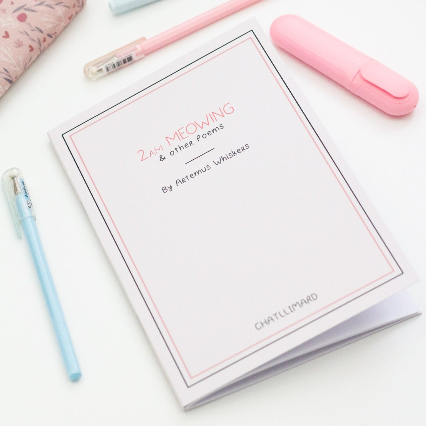 2am Meowing Notebook - Cute notebooks