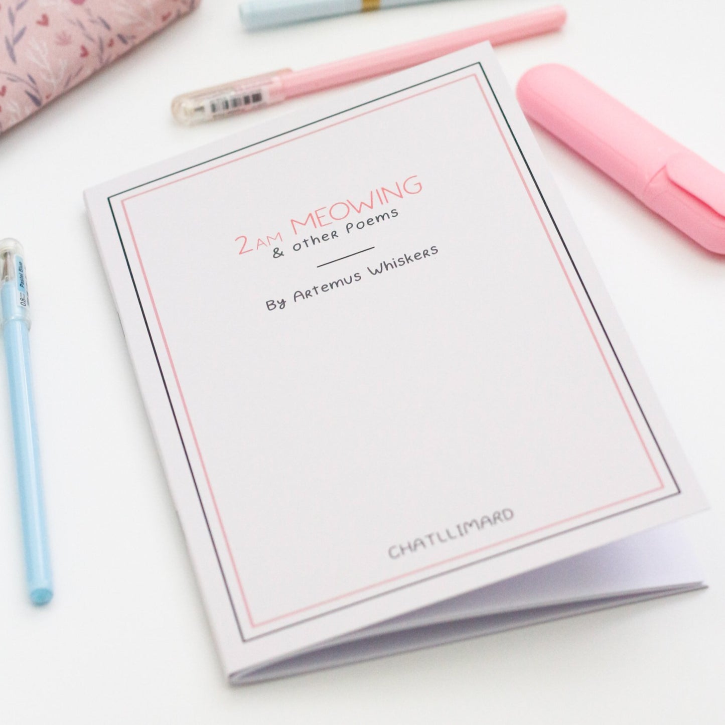 2am Meowing Notebook - Cute notebooks