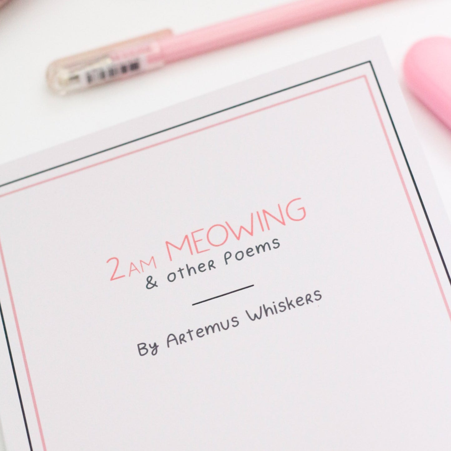 2am Meowing Notebook - Cute notebooks