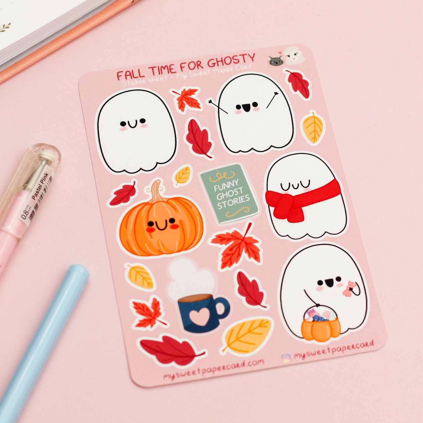 little ghost stickers