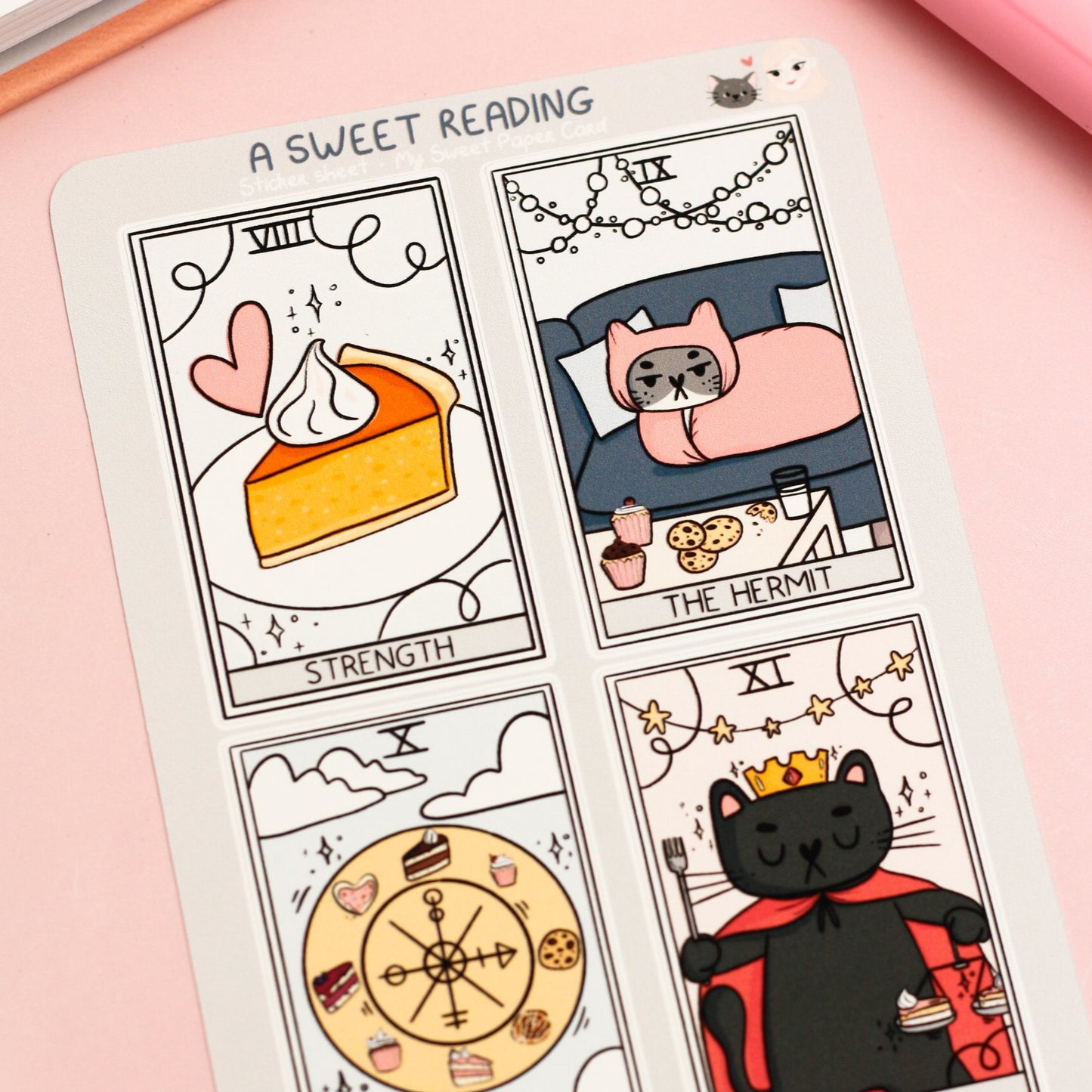 the hermit funny tarot card