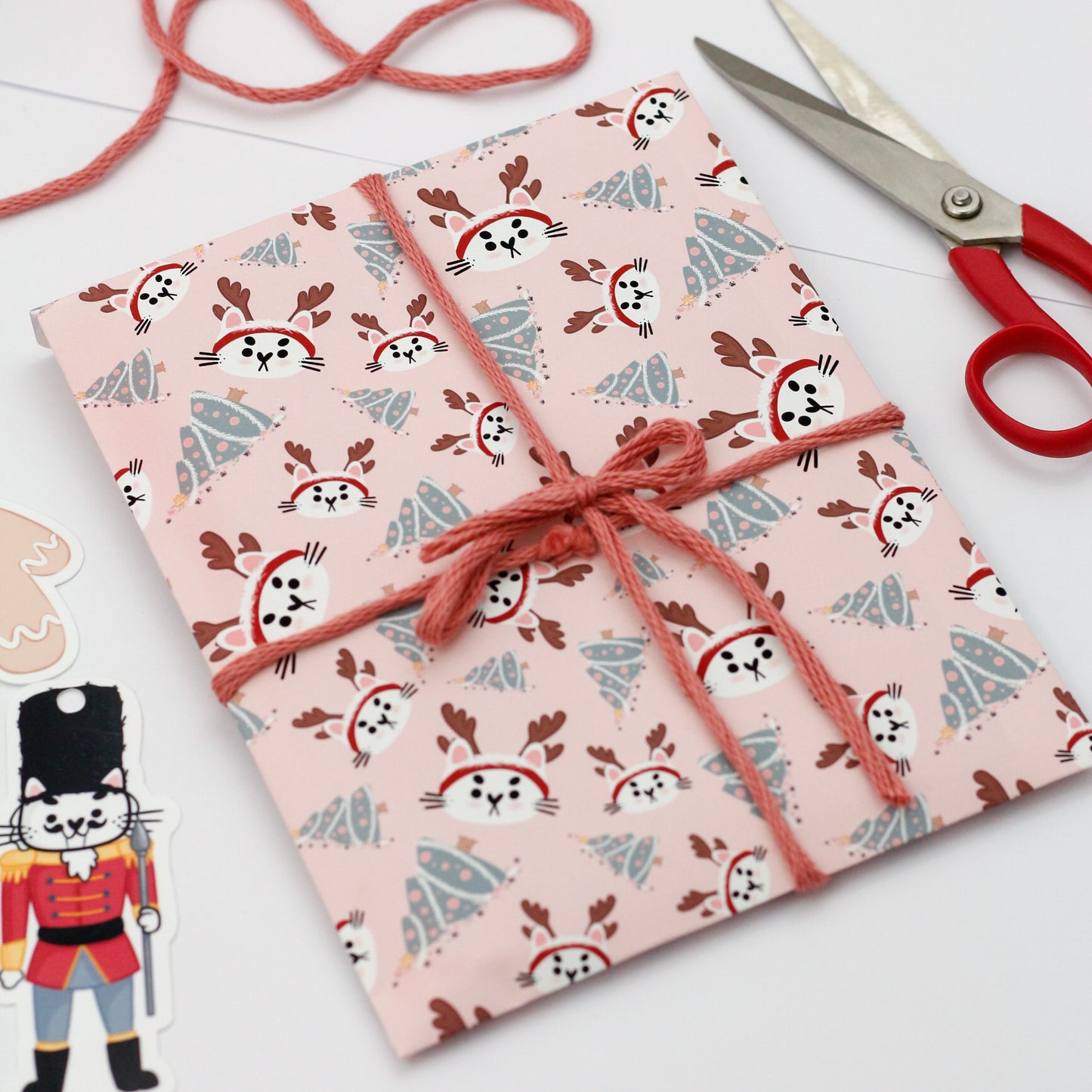 Moon Reindeer christmas gift bags - Christmas cats
