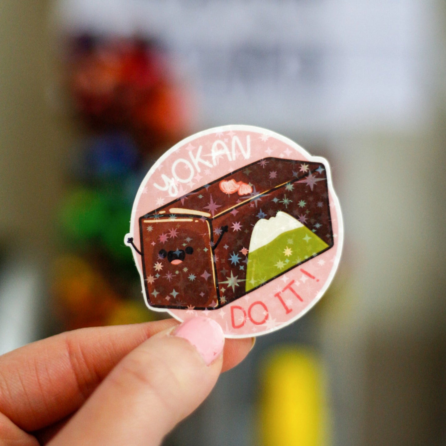 Yokan Do It - Holographic motivational stickers