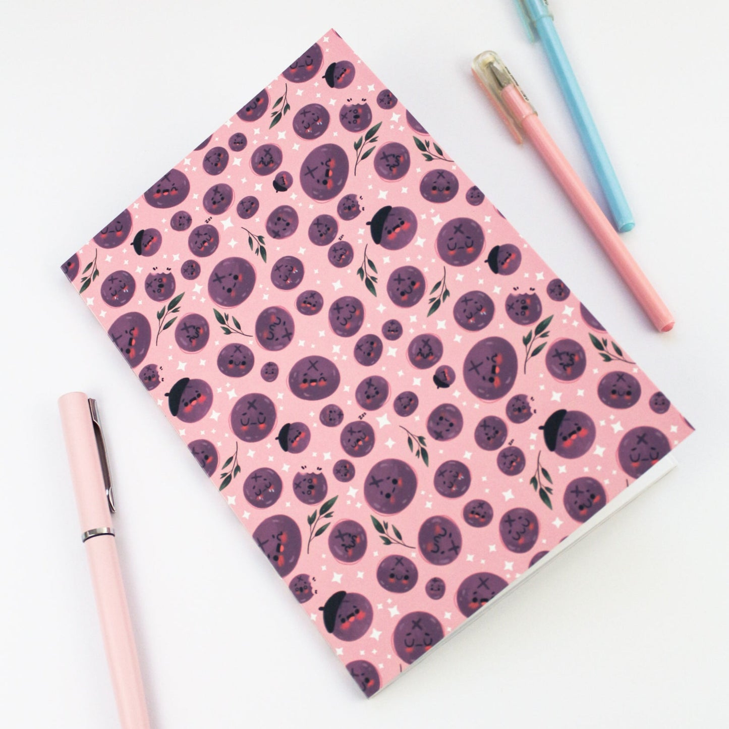 Blueberry notebook - Summer Stationery gift