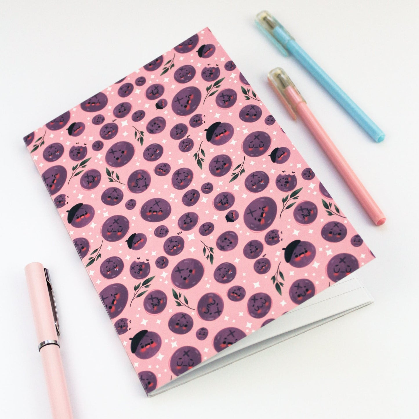 Blueberry notebook - Summer Stationery gift