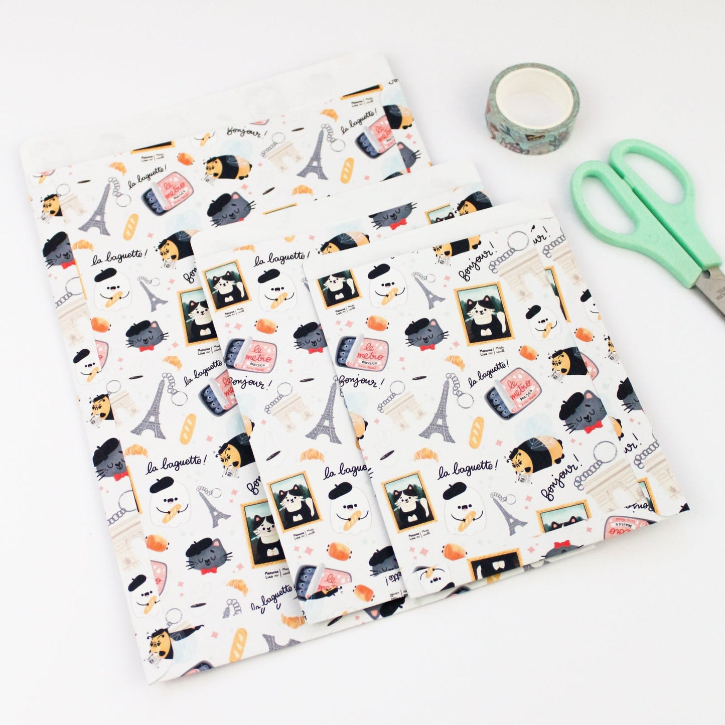 Welcome to Paris gift bags - Birthday gift wrapping