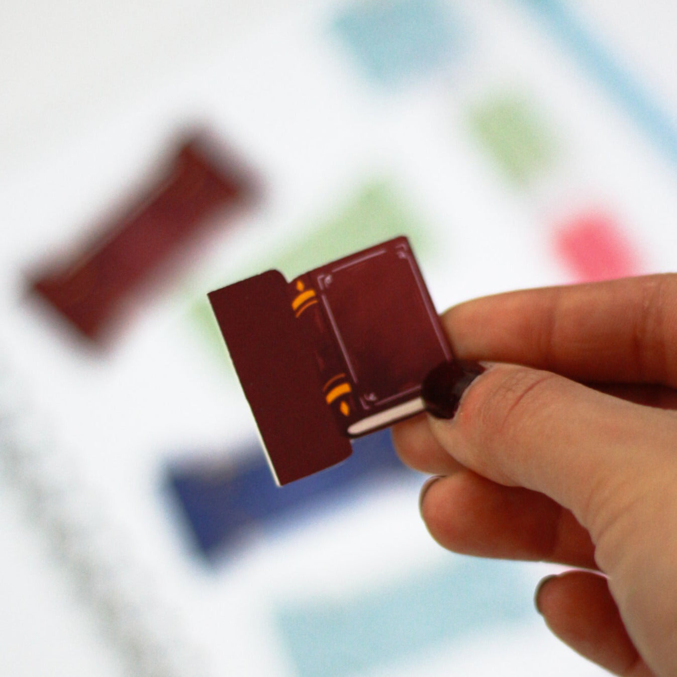 Mini book adhesive tabs - Notebook divider