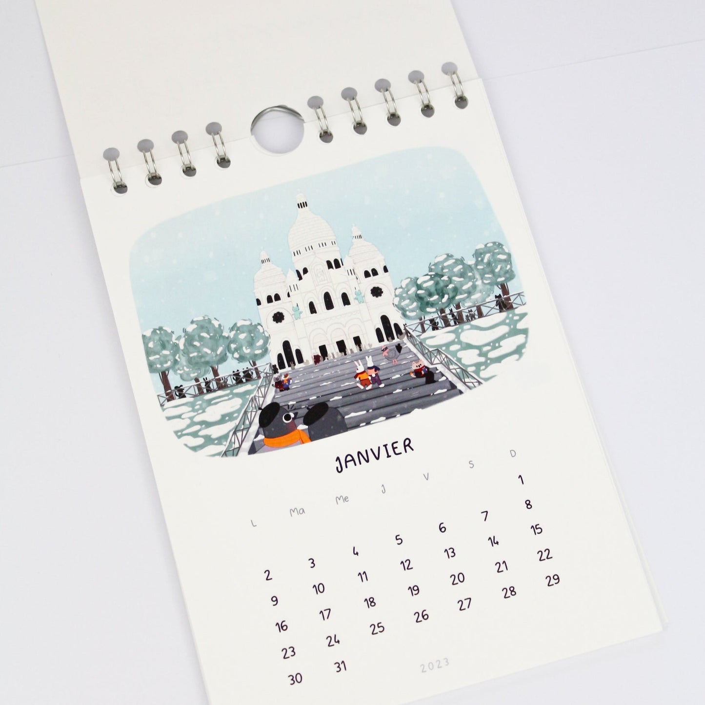 2025 Calendar - The Paris of Animals - A5 Wall Calendar